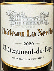 Chateau La Nerthe 2020 Chateauneuf du Pape