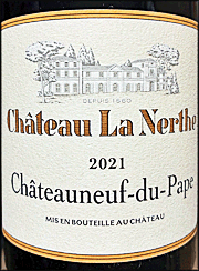 Chateau La Nerthe 2021 Chateauneuf du Pape Rouge