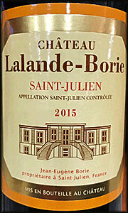 Chateau Lelande Borie 2015