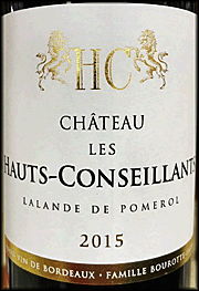 Chateau Les Hauts-Conseillants 2015