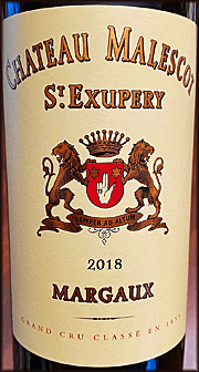 Malescot Saint Exupery 2018