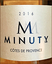 Chateau Minuty 2016 M Rose