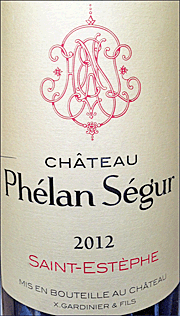 Chateau Phelan Segur 2012