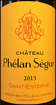 Chateau Phelan Segur 2015
