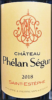 Chateau Phelan Segur 2018