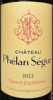 Chateau Phelan Segur 2022