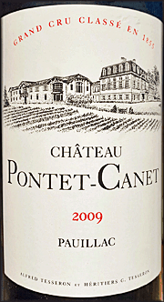 Chateau Pontet Canet 2009