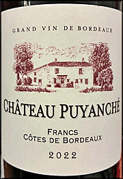 Chateau Puyanche 2022 Francs