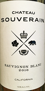Chateau Souverain 2016 Sauvignon Blanc