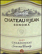 Chateau St Jean 2009 Sonoma County Chardonnay