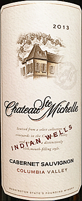 Chateau Ste. Michelle 2013 Indian Wells Cabernet Sauvignon
