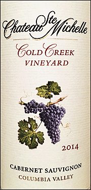 Chateau Ste. Michelle 2014 Cold Creek Cabernet Sauvignon