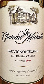 Chateau Ste. Michelle 2014 Columbia Valley Sauvignon Blanc