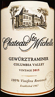 Chateau Ste. Michelle 2015 Gewurtztraminer