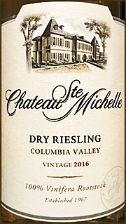 Chateau Ste. Michelle 2016 Dry Riesling