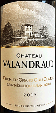 Chateau Valandraud 2015