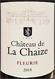 Chateau de La Chaize 2018 Fleurie