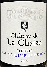Chateau de La Chaize 2020 Fleurie La Chapelle des Bois