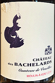 Chateau des Bachelards 2018 Comtesse de Vazeilles Moulin-a-Vent