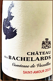 Chateau des Bachelards 2019 Comtesse de Vazeilles Saint Amour