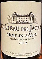 Chateau des Jacques 2019 Moulin a Vent