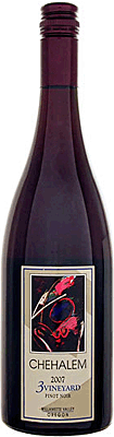 Chehalem 2007 3 Vineyard Pinot Noir