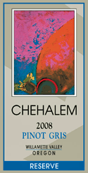 Chehalem 2008 Reserve Pinot Gris