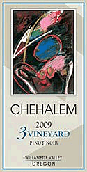 Chehalem 2009 3 Vineyard Pinot Noir