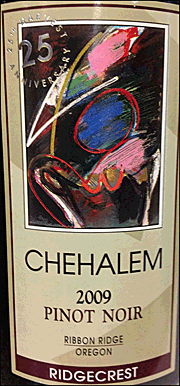 Chehalem 2009 Ridgecrest Pinot Noir