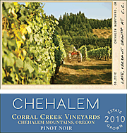 Chehalem 2010 Corral Creek Pinot Noir