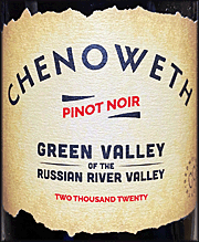 Chenoweth 2020 Green Valley Pinot Noir