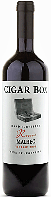 Cigar Box 2008 Reserve Malbec