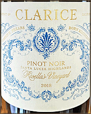 Clarice 2018 Rosella's Vineyard Pinot Noir
