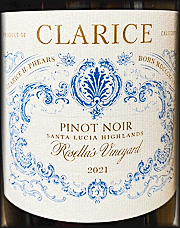 Clarice 2021 Rosella's Vineyard Pinot Noir
