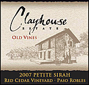 Clayhouse 2007 Red Cedar Petite Sirah