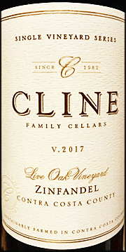 Cline 2017 Live Oak Vineyard Zinfandel
