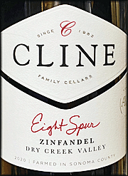 Cline 2020 Eight Spur Zinfandel