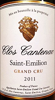 Clos Cantenac 2011 Grand Cru