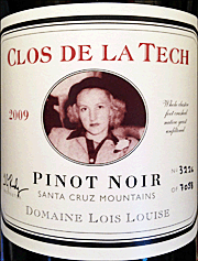 Clos De La Tech 2009 Domaine Lois Louise Pinot Noir