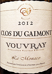 Clos du Gaimont 2012 La Monaco Vouvray