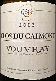 Clos du Gaimont 2012 Vouvray