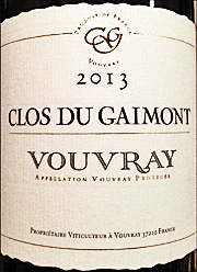 Clos du Gaimont 2013 Vouvray