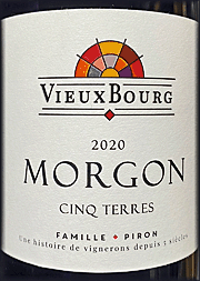 Clos du Vieux Bourg 2020 Morgon Cinq Terres