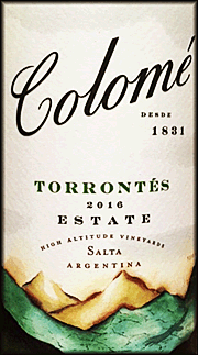 Colome 2016 Torrontes