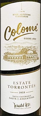 Colome 2023 Torrontes