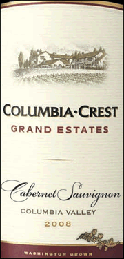Columbia Crest 2008 Grand Estates Cabernet