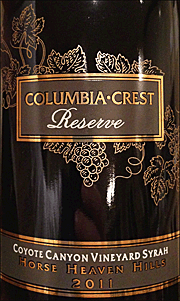 Columbia Crest 2011 Reserve Syrah