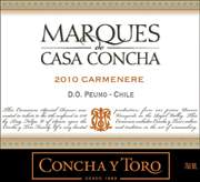 Concha y Toro 2010 Marques de Casa Concha Carmenere