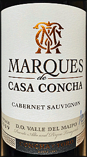 Concha y Toro 2019 Marques de Casa Concha Cabernet Sauvignon