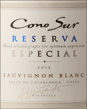 Cono Sur 2012 Reserva Especial Sauvignon Blanc